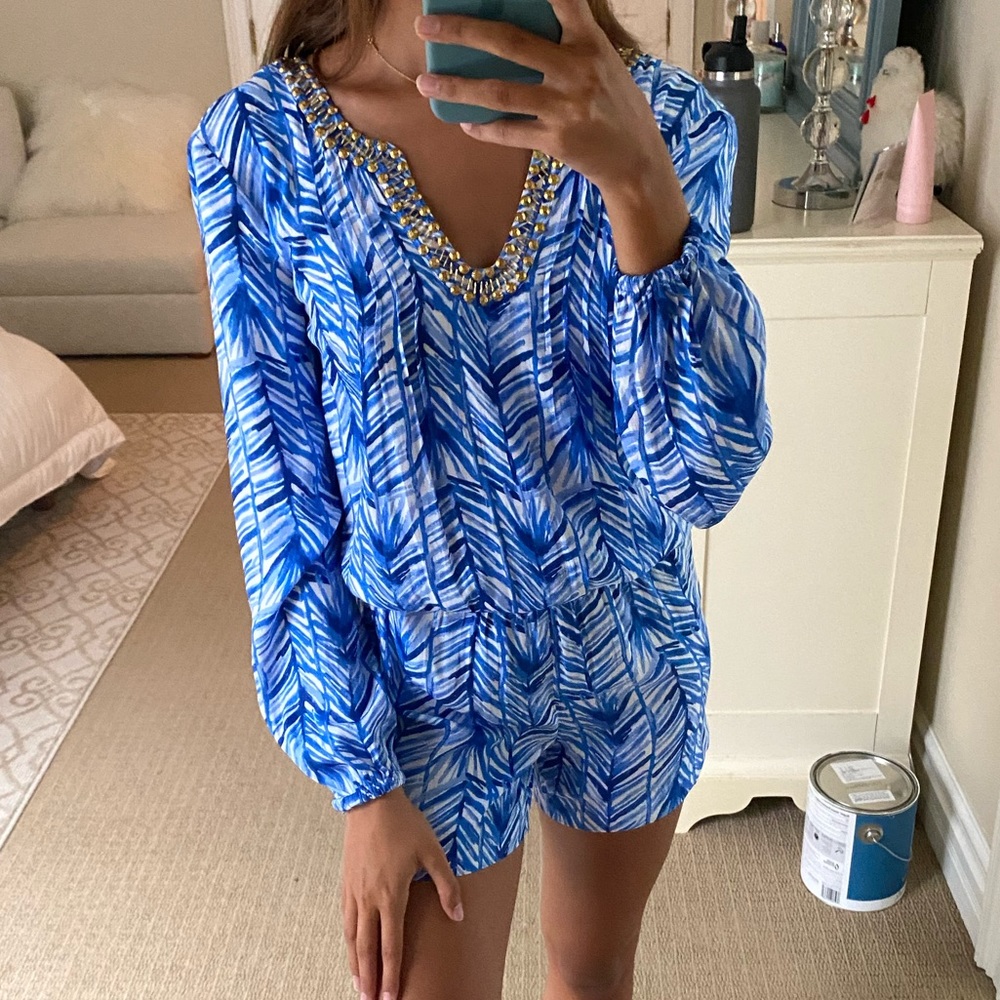 Lilly Pulitzer Blue and White Dress